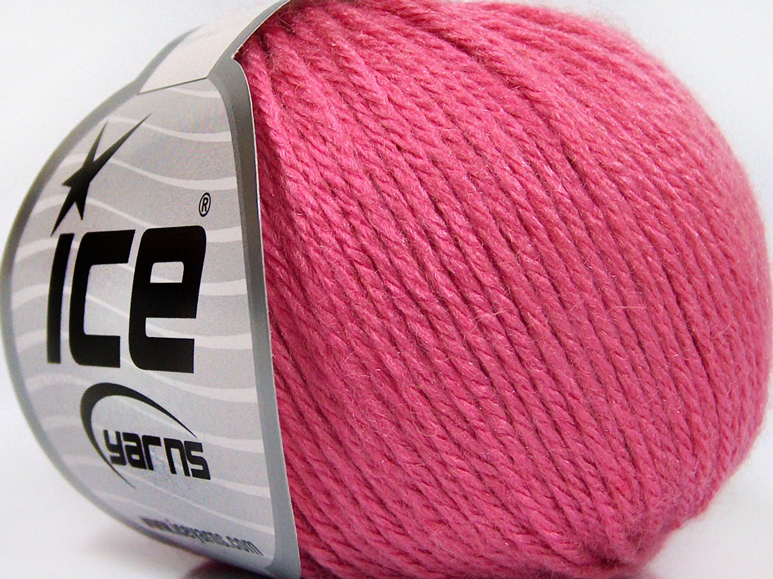 Merino Wool Art Yarn Pink and Black Homespun Yarn